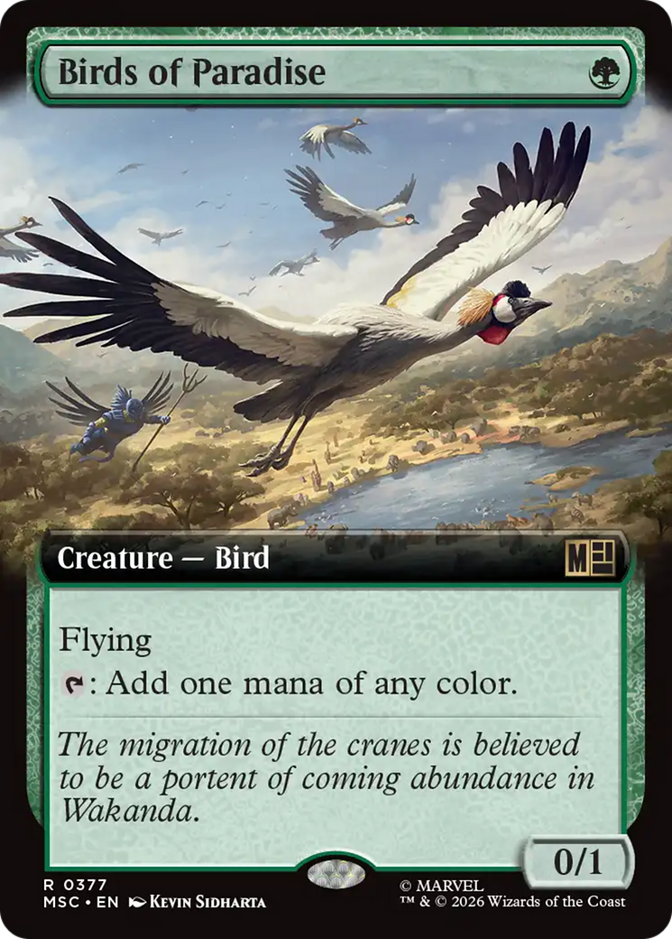 Birds of Paradise (Extended Art) [Marvel Super Heroes Commander] | Tabernacle Games