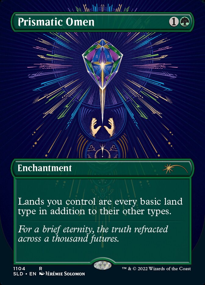 Prismatic Omen (Borderless) [Secret Lair Drop Series] | Tabernacle Games