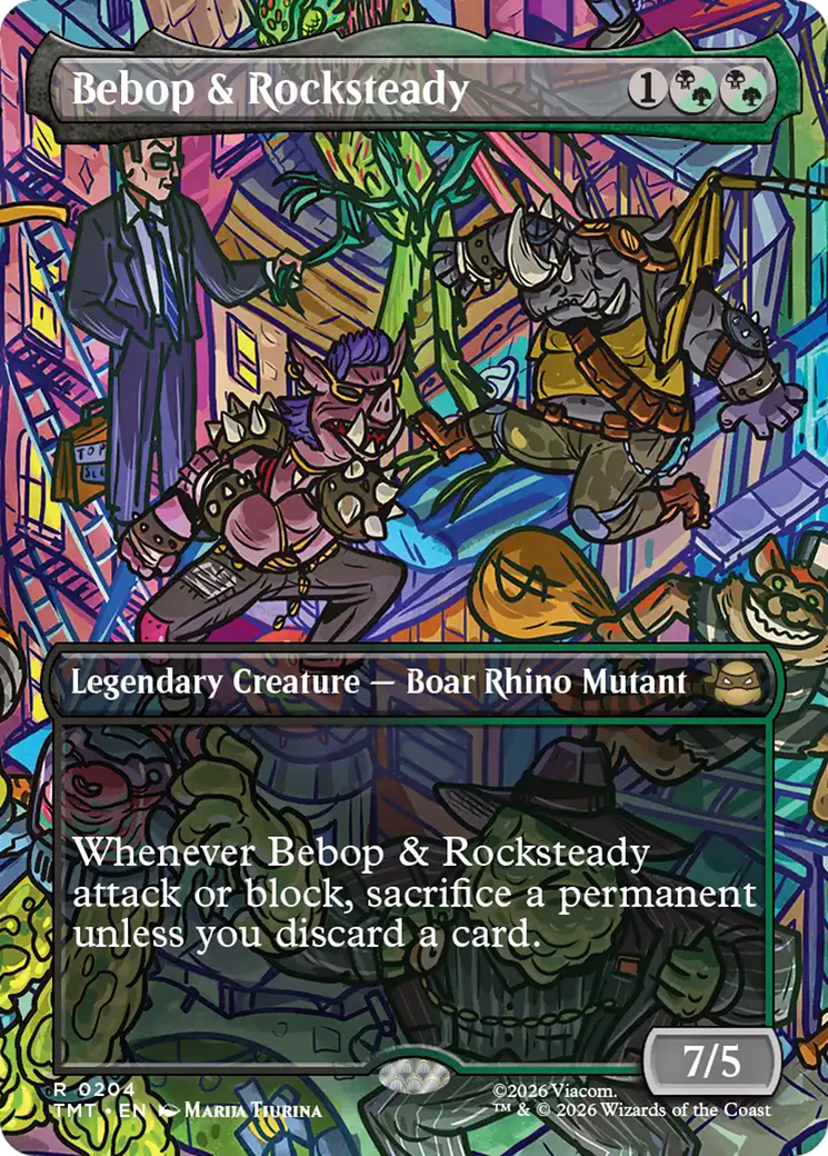 Bebop & Rocksteady (Borderless) [Teenage Mutant Ninja Turtles] | Tabernacle Games