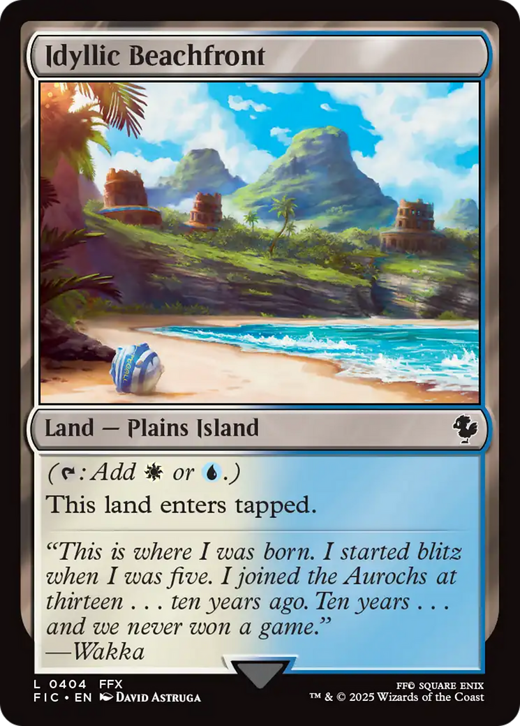 Idyllic Beachfront [FINAL FANTASY Commander] | Tabernacle Games