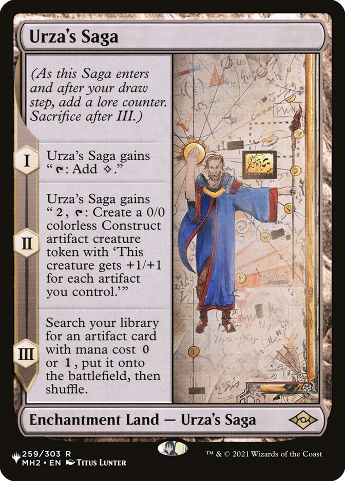 Urza's Saga [The List] | Tabernacle Games