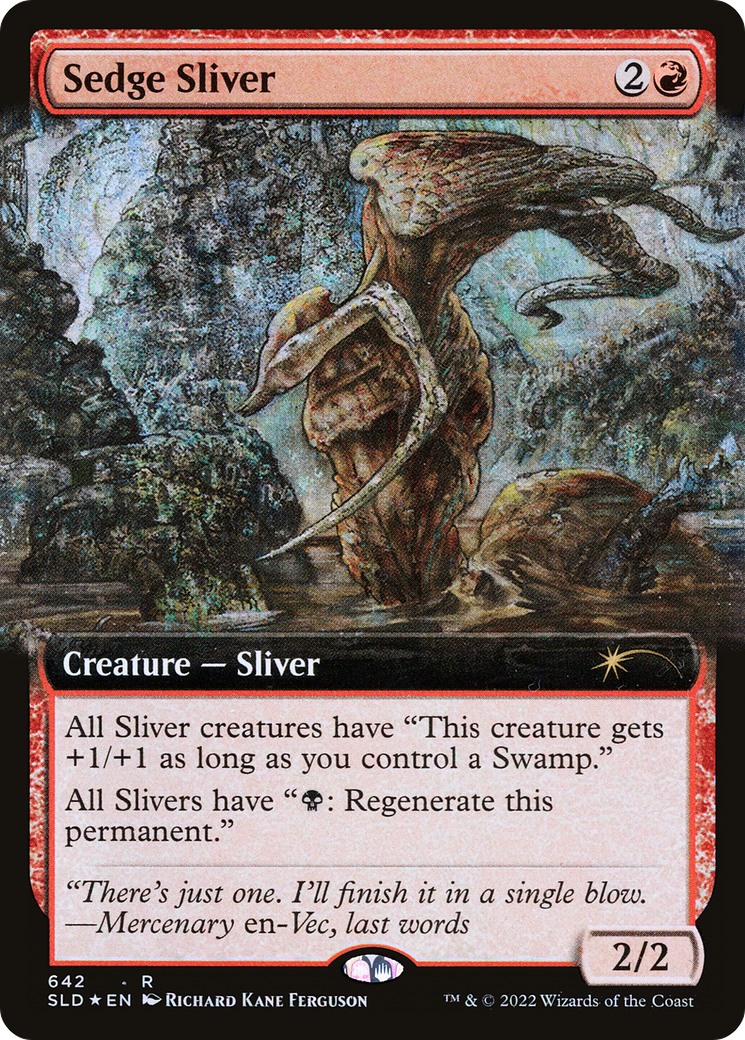 Sedge Sliver (Extended Art) [Secret Lair Drop Promos] | Tabernacle Games