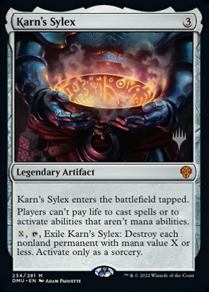 Karn's Sylex (Promo Pack) [Dominaria United Promos] | Tabernacle Games