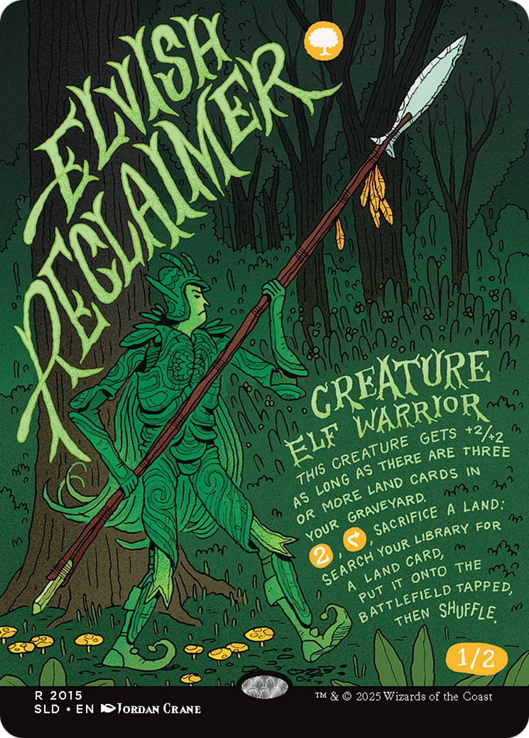 Elvish Reclaimer (Rainbow Foil) [Secret Lair Drop Series] | Tabernacle Games