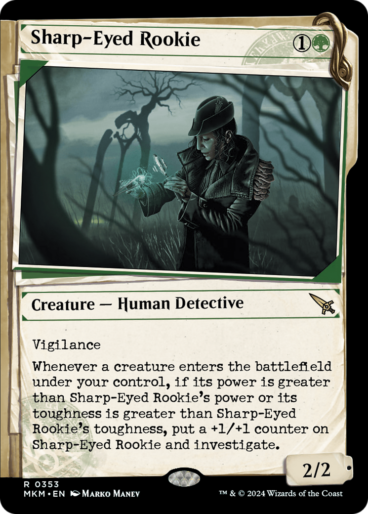 Sharp-Eyed Rookie (Showcase) [Murders at Karlov Manor] | Tabernacle Games