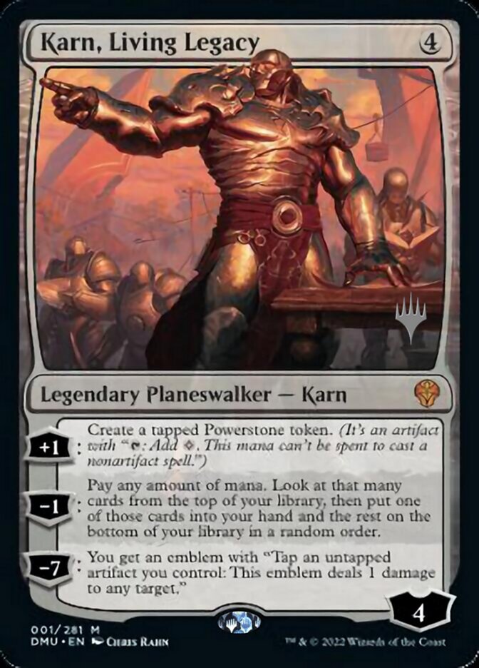 Karn, Living Legacy (Promo Pack) [Dominaria United Promos] | Tabernacle Games