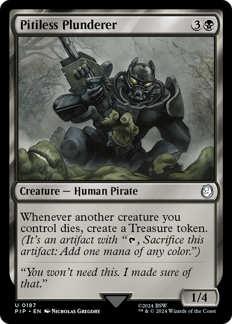 Pitiless Plunderer [Fallout] | Tabernacle Games