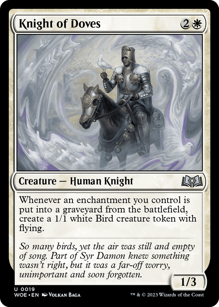 Knight of Doves [Wilds of Eldraine] | Tabernacle Games