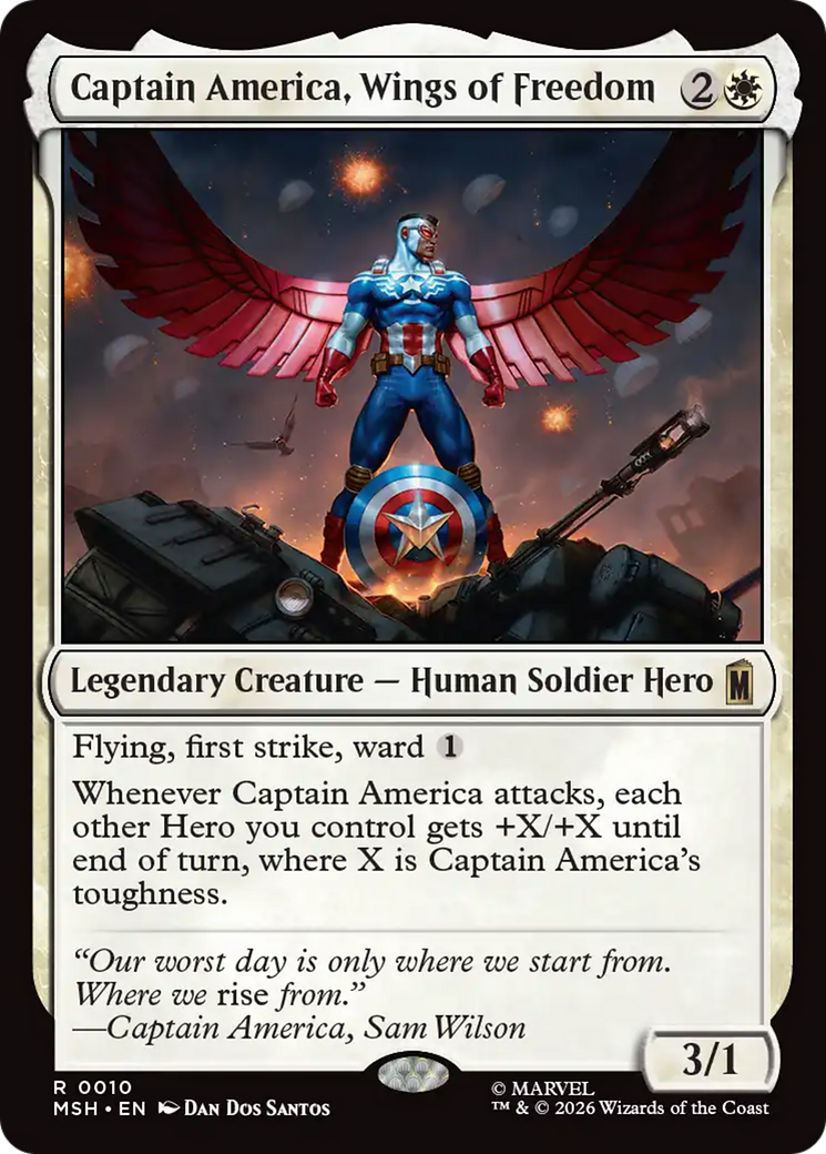 Captain America, Wings of Freedom [Marvel Super Heroes] | Tabernacle Games