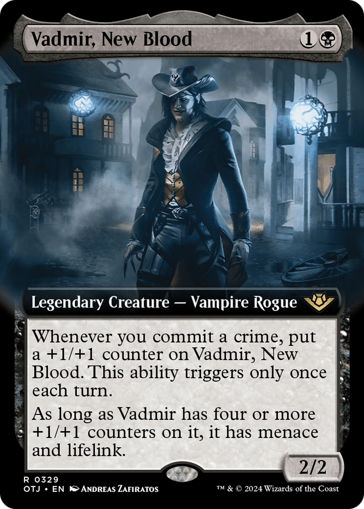 Vadmir, New Blood (Extended Art) [Outlaws of Thunder Junction] | Tabernacle Games