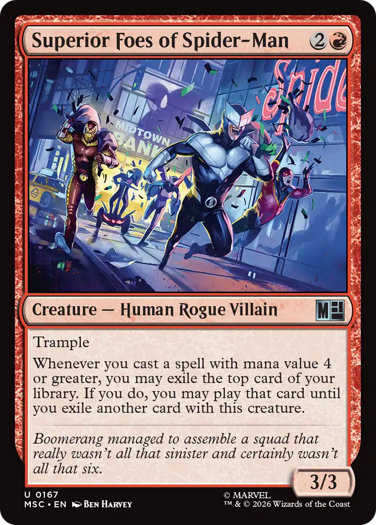 Superior Foes of Spider-Man (Surge Foil) [Marvel Super Heroes Commander] | Tabernacle Games