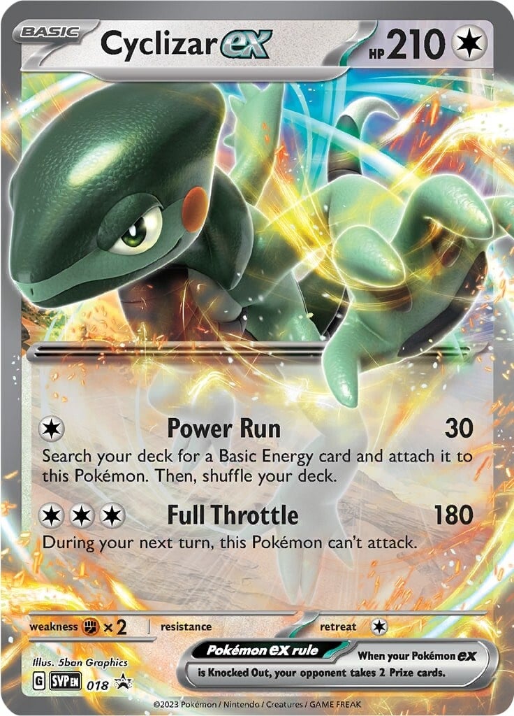 Cyclizar ex (018) (Jumbo Card) [Scarlet & Violet: Black Star Promos] | Tabernacle Games