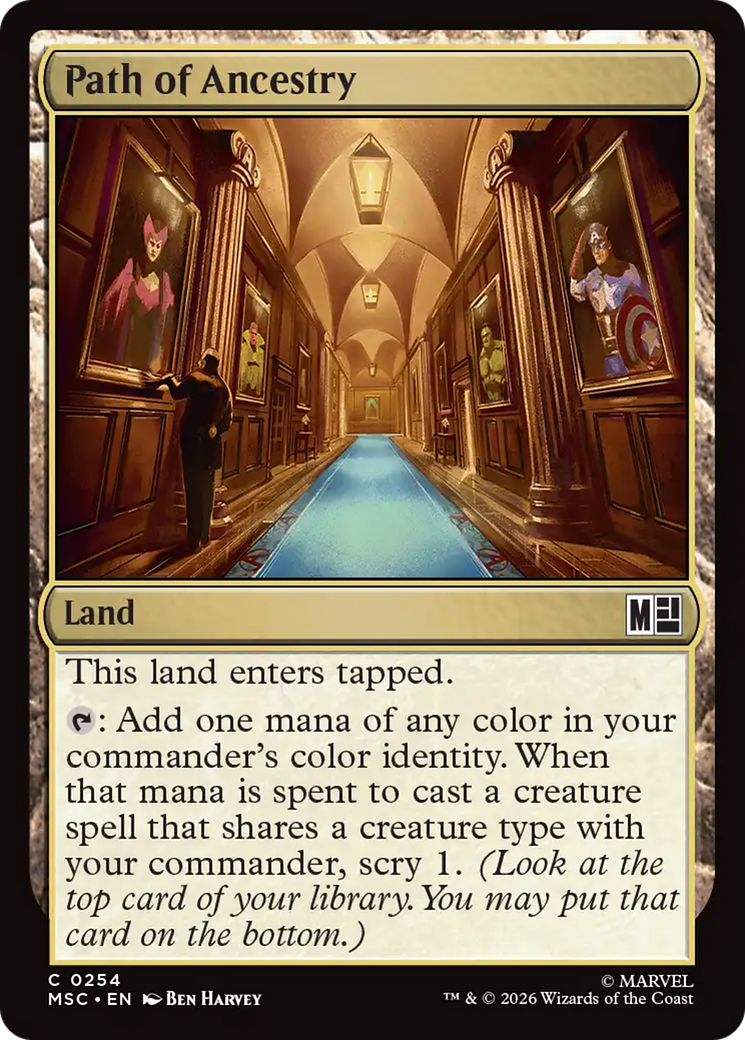 Path of Ancestry [Marvel Super Heroes Commander] | Tabernacle Games