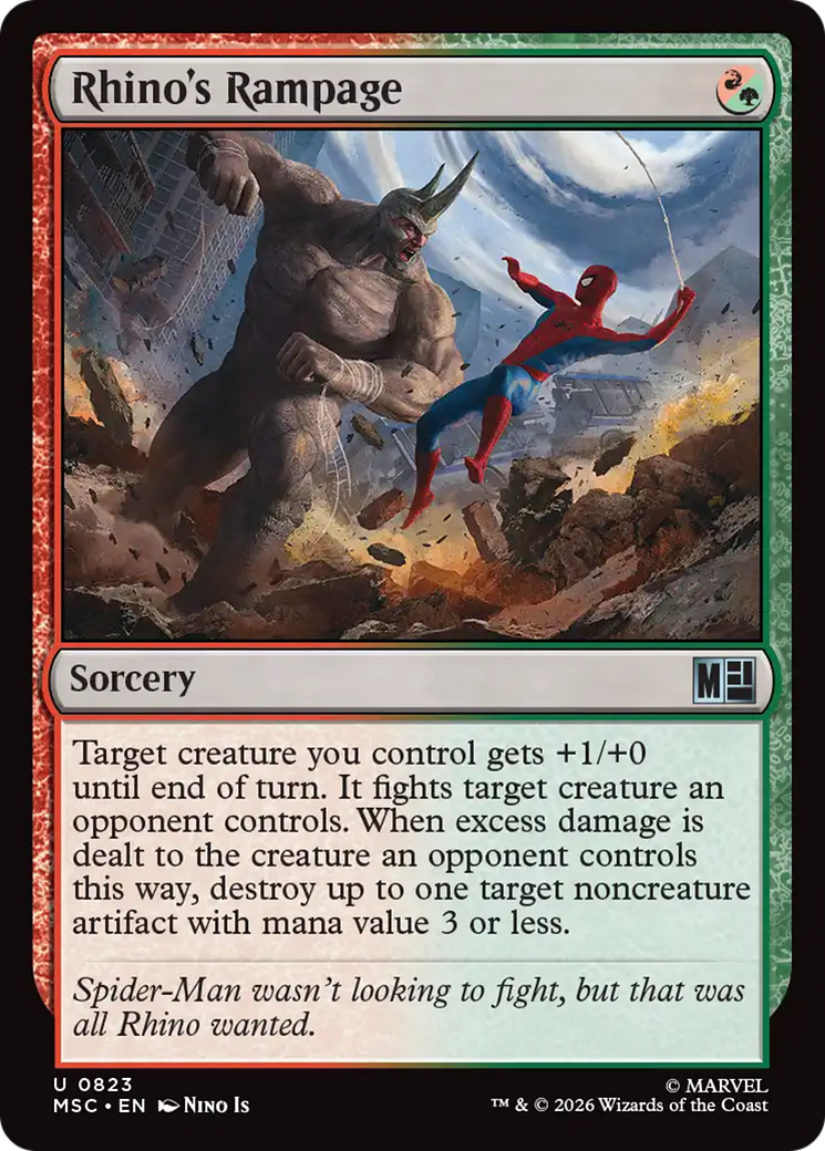 Rhino's Rampage [Marvel Super Heroes Commander] | Tabernacle Games