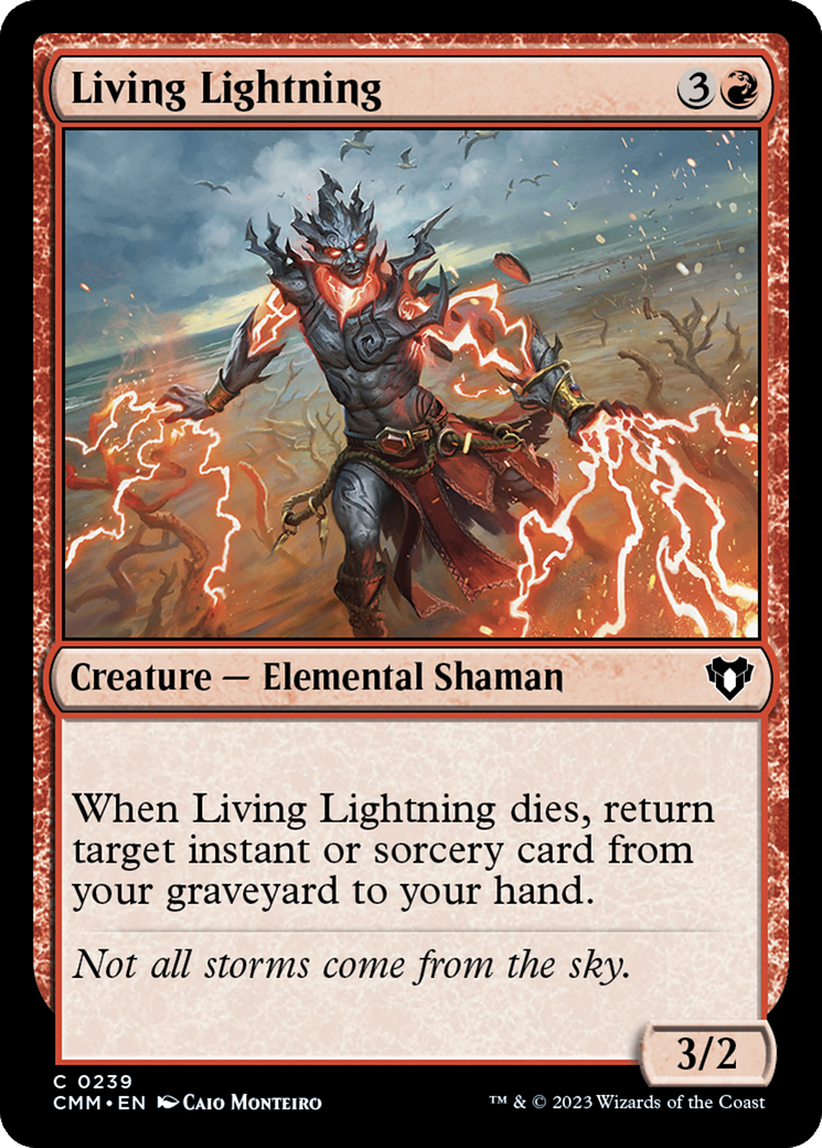 Living Lightning [Commander Masters] | Tabernacle Games