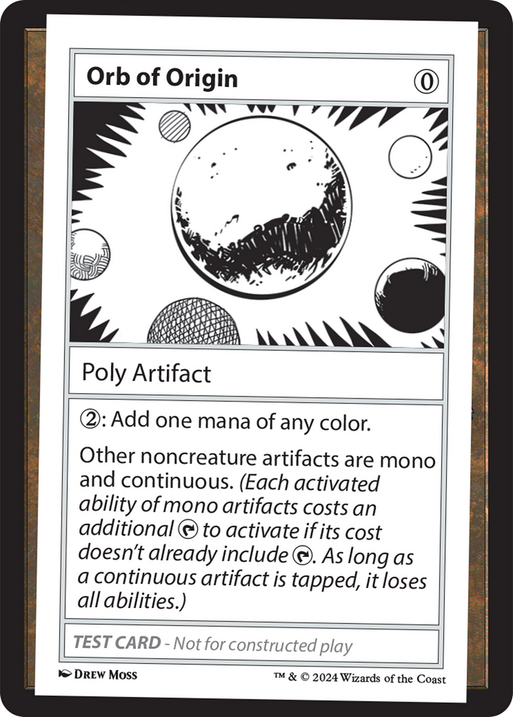 Orb of Origin [Mystery Booster 2 Playtest Cards] | Tabernacle Games