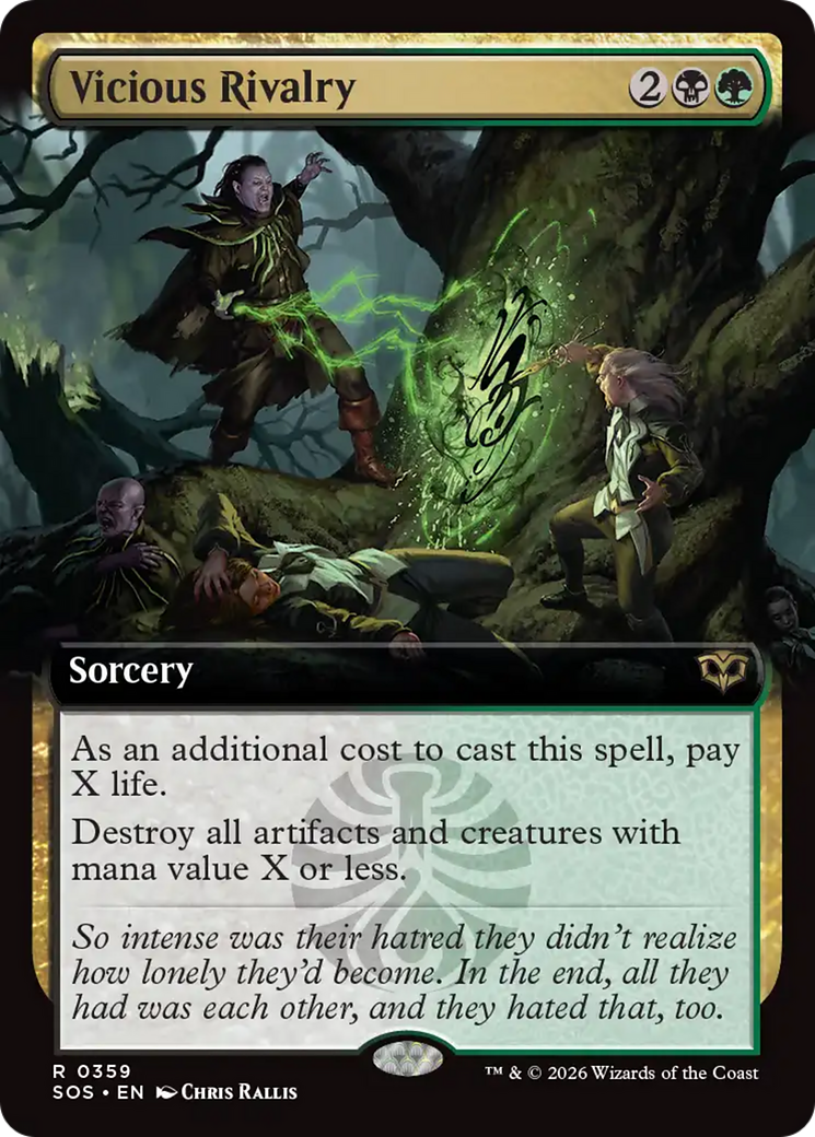 Vicious Rivalry (Extended Art) [Secrets of Strixhaven] | Tabernacle Games