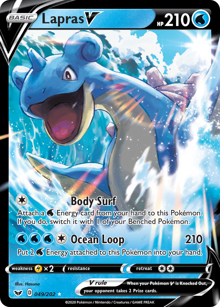 Lapras V (049/202) [Sword & Shield: Base Set] | Tabernacle Games