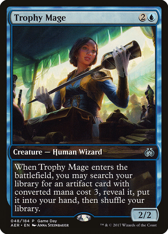 Trophy Mage (Game Day) [Aether Revolt Promos] | Tabernacle Games