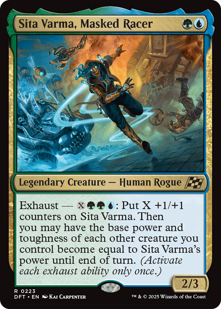 Sita Varma, Masked Racer [Aetherdrift] | Tabernacle Games