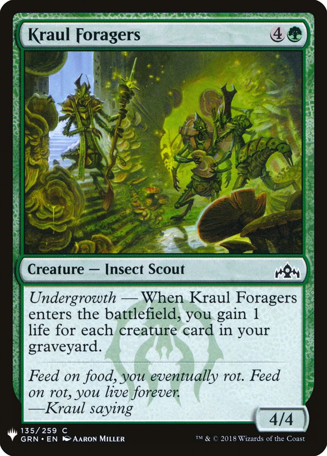 Kraul Foragers [Mystery Booster] | Tabernacle Games