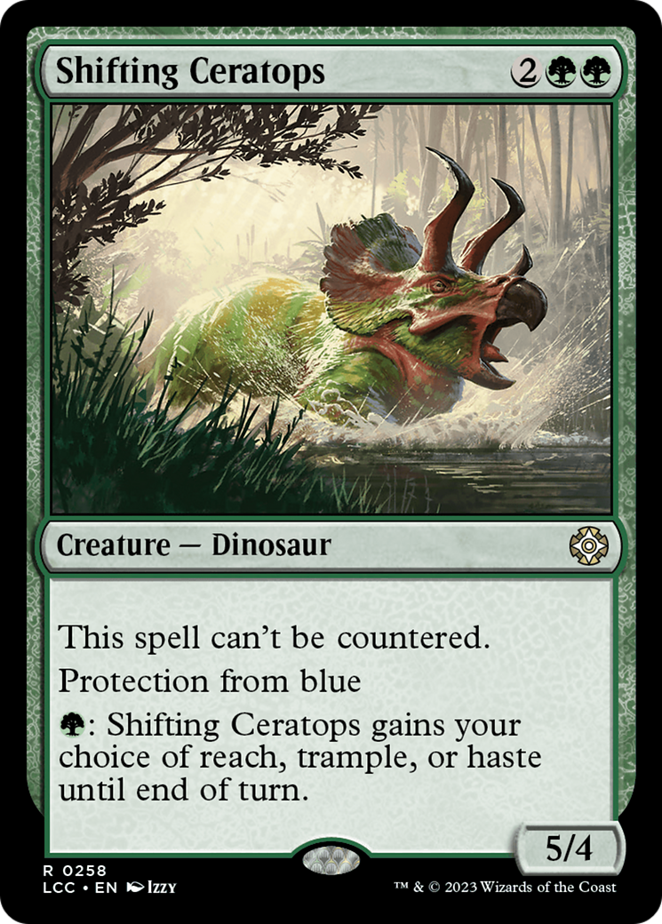 Shifting Ceratops [The Lost Caverns of Ixalan Commander] | Tabernacle Games