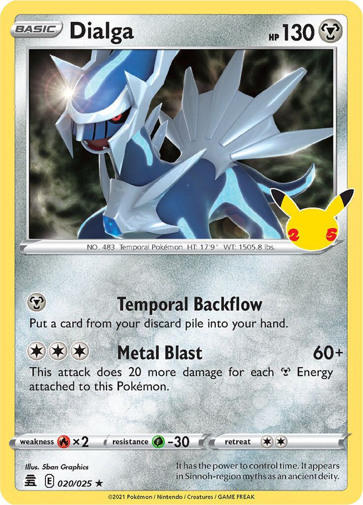 Dialga (020/025) [Celebrations: 25th Anniversary] | Tabernacle Games