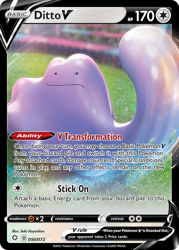 Ditto V (050/072) [Sword & Shield: Shining Fates] | Tabernacle Games