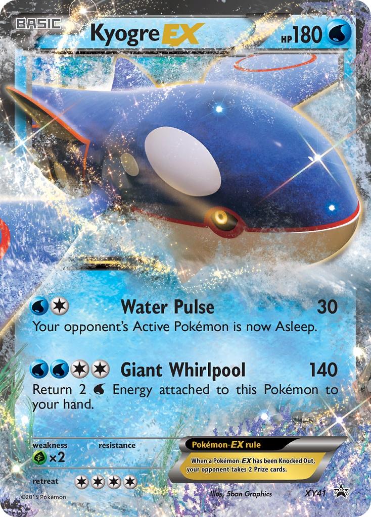 Kyogre EX (XY41) [XY: Black Star Promos] | Tabernacle Games