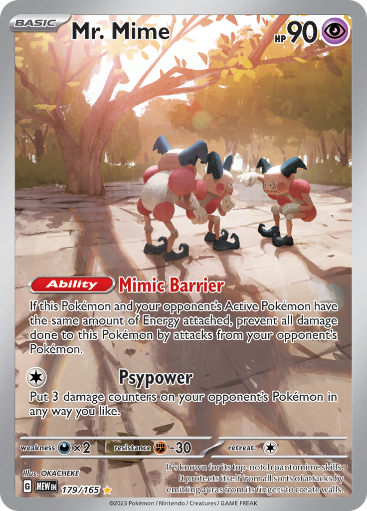 Mr. Mime (179/165) [Scarlet & Violet: 151] | Tabernacle Games