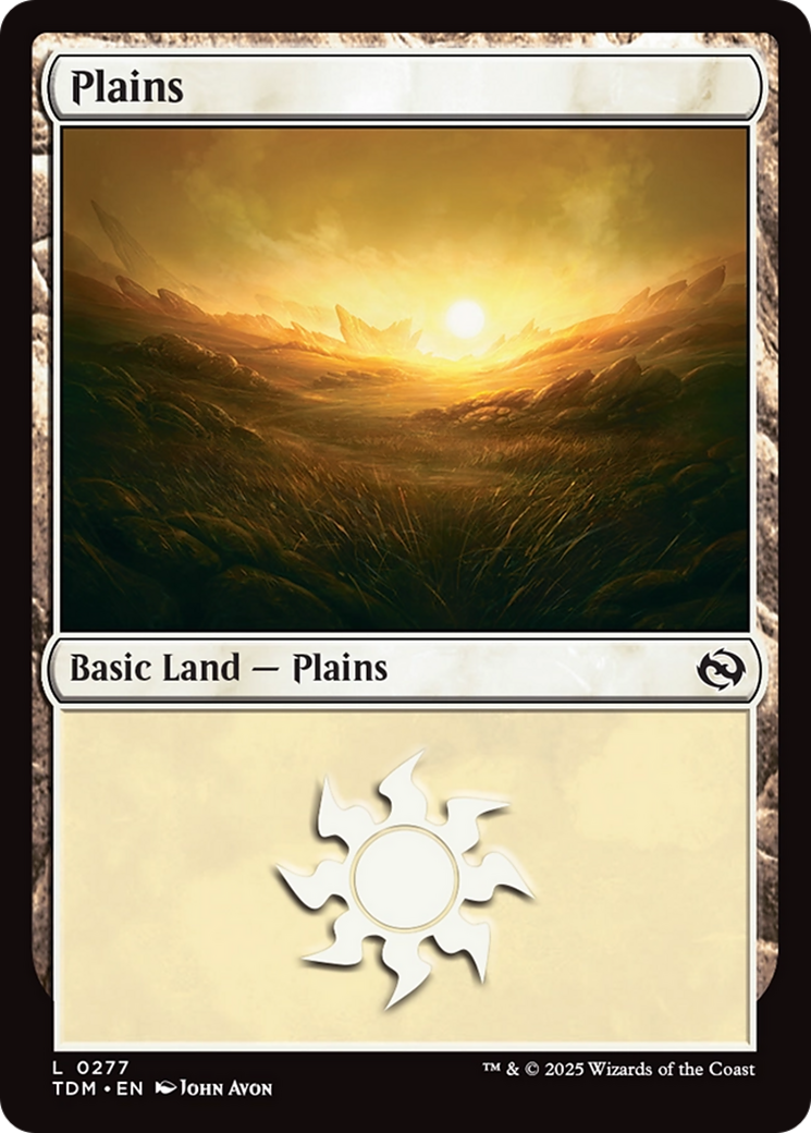 Plains (0277) [Tarkir: Dragonstorm] | Tabernacle Games