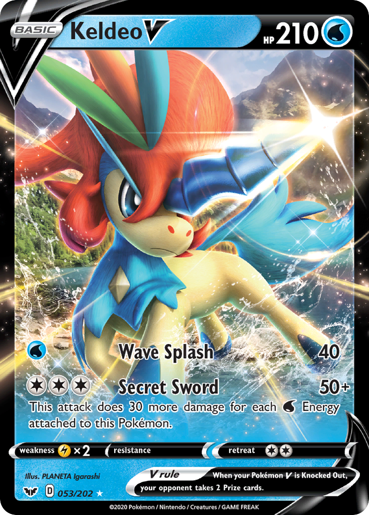 Keldeo V (053/202) [Sword & Shield: Base Set] | Tabernacle Games