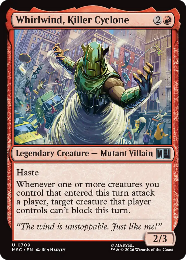 Whirlwind, Killer Cyclone [Marvel Super Heroes Commander] | Tabernacle Games