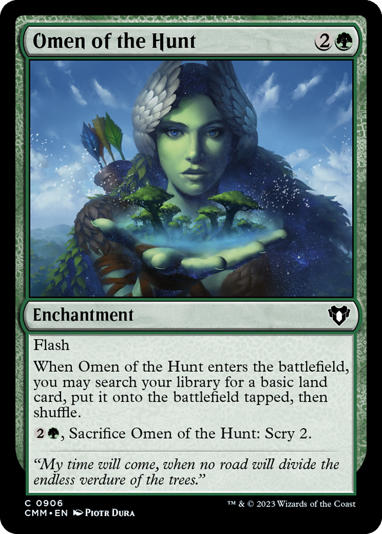 Omen of the Hunt [Commander Masters] | Tabernacle Games