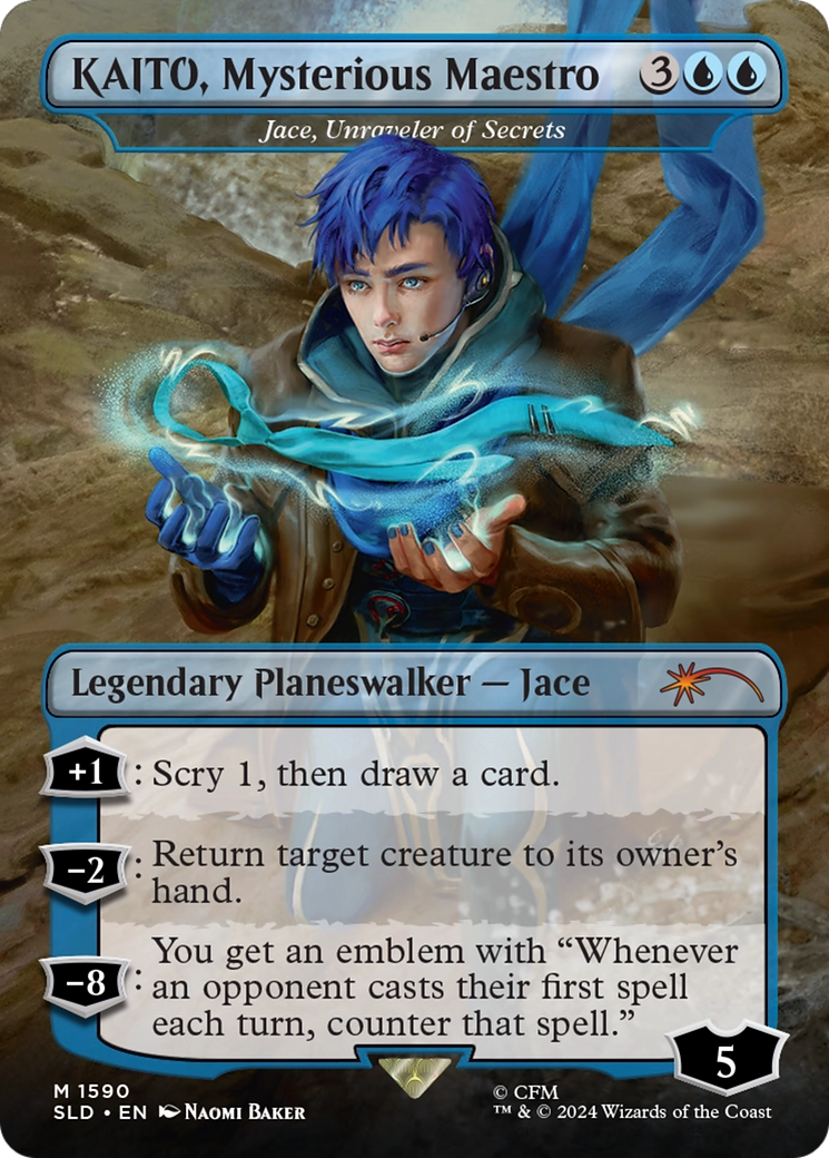 KAITO, Mysterious Maestro - Jace, Unraveler of Secrets [Secret Lair Drop Series] | Tabernacle Games