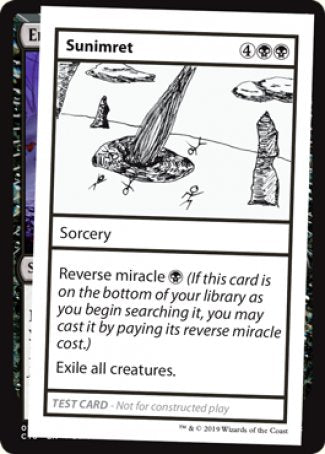Sunimret (2021 Edition) [Mystery Booster Playtest Cards] | Tabernacle Games
