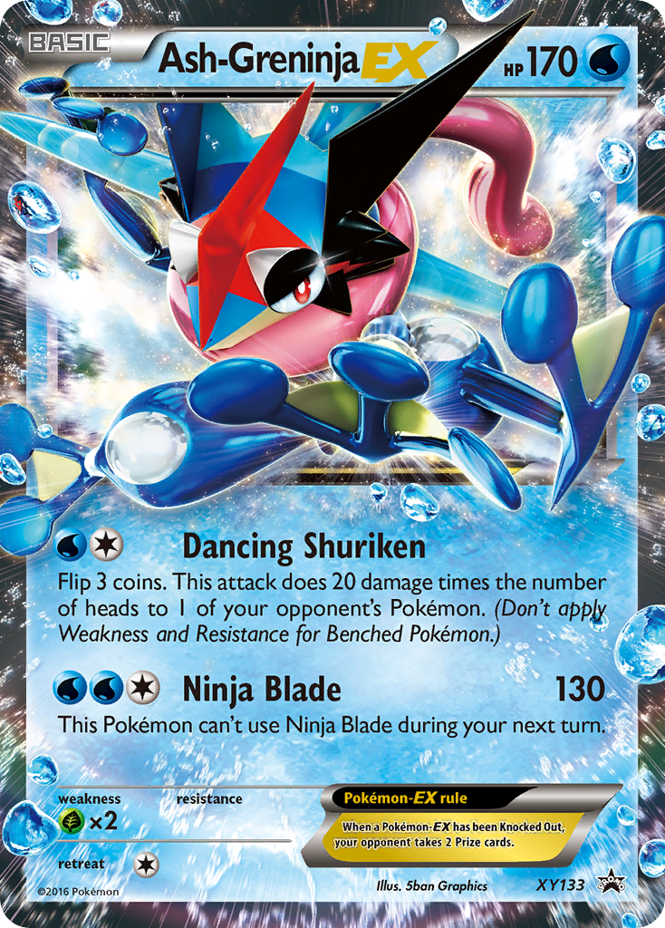 Ash-Greninja EX (XY133) [XY: Black Star Promos] | Tabernacle Games