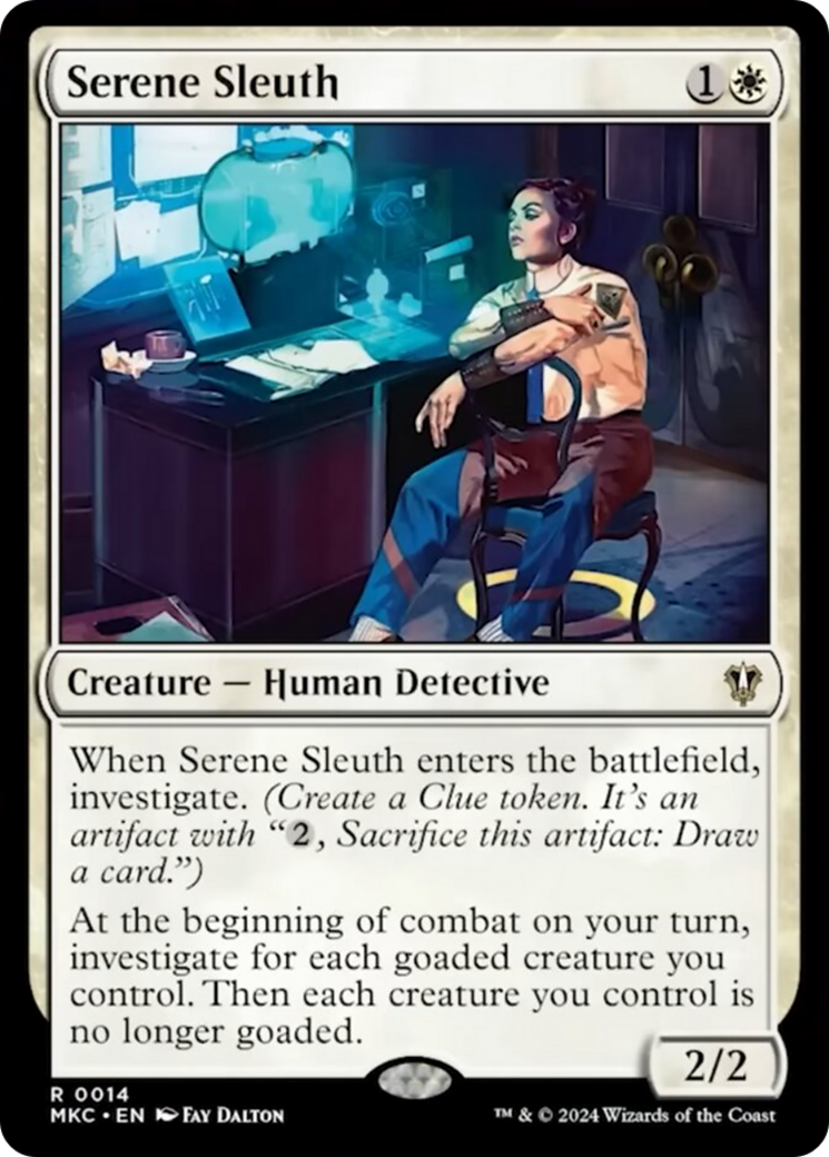 Serene Sleuth [Murders at Karlov Manor Commander] | Tabernacle Games