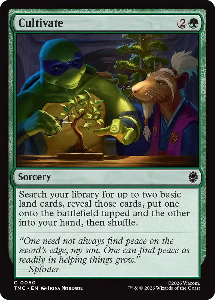 Cultivate [Teenage Mutant Ninja Turtles Commander] | Tabernacle Games