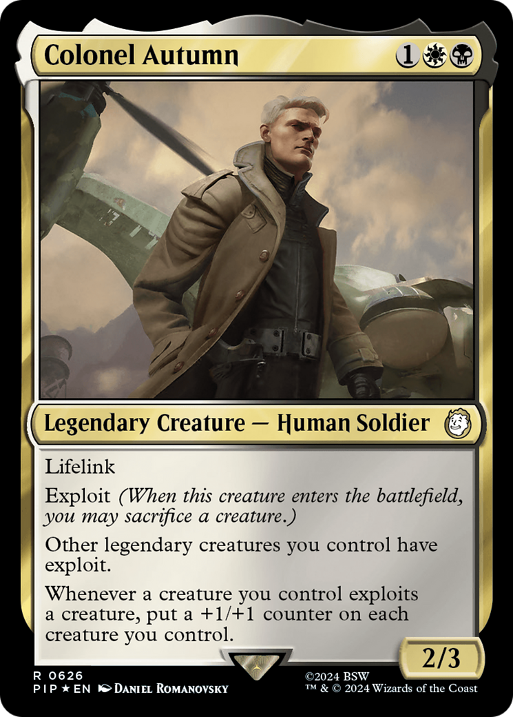 Colonel Autumn (Surge Foil) [Fallout] | Tabernacle Games