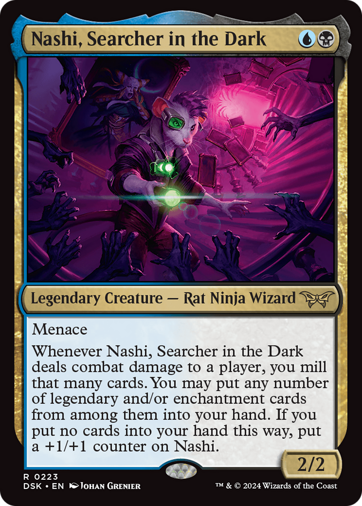 Nashi, Searcher in the Dark [Duskmourn: House of Horror] | Tabernacle Games