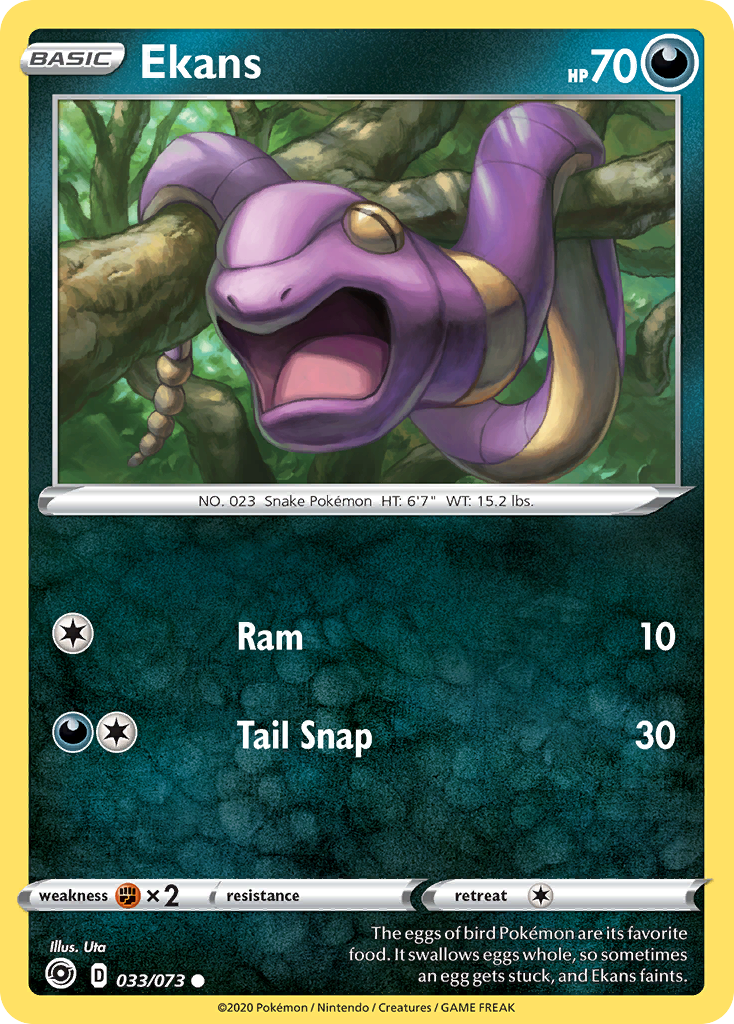 Ekans (033/073) [Sword & Shield: Champion's Path] | Tabernacle Games