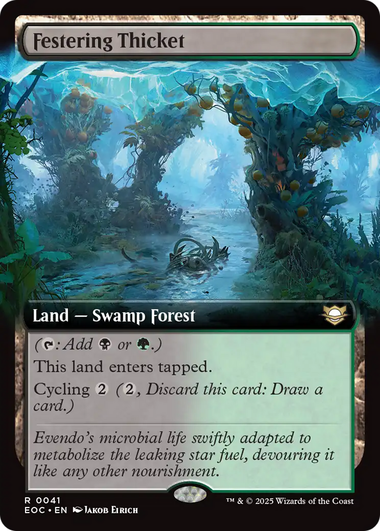 Festering Thicket (Extended Art) [Edge of Eternities Commander] | Tabernacle Games