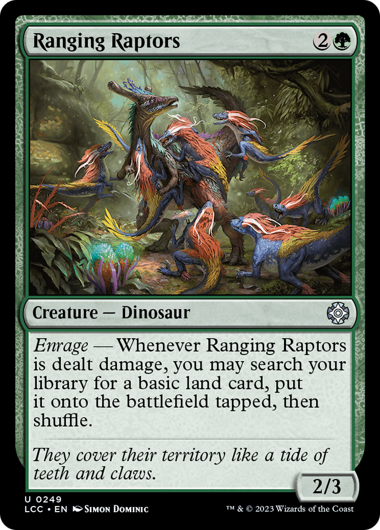 Ranging Raptors [The Lost Caverns of Ixalan Commander] | Tabernacle Games