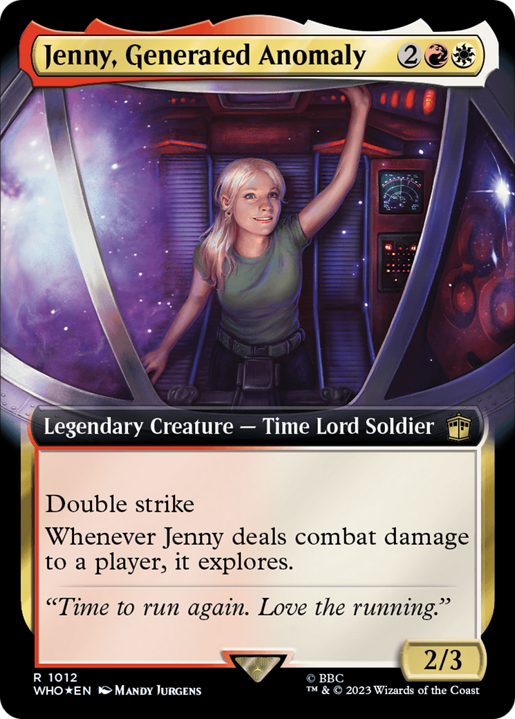 Jenny, Generated Anomaly (Extended Art) (Surge Foil) [Doctor Who] | Tabernacle Games