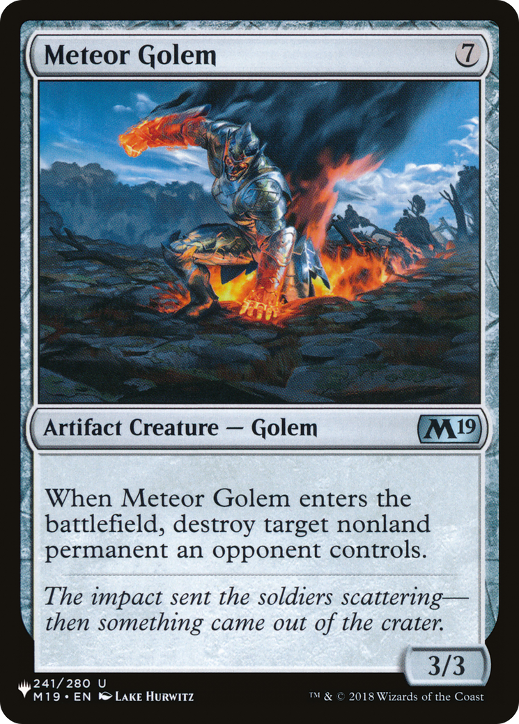 Meteor Golem [Secret Lair: From Cute to Brute] | Tabernacle Games