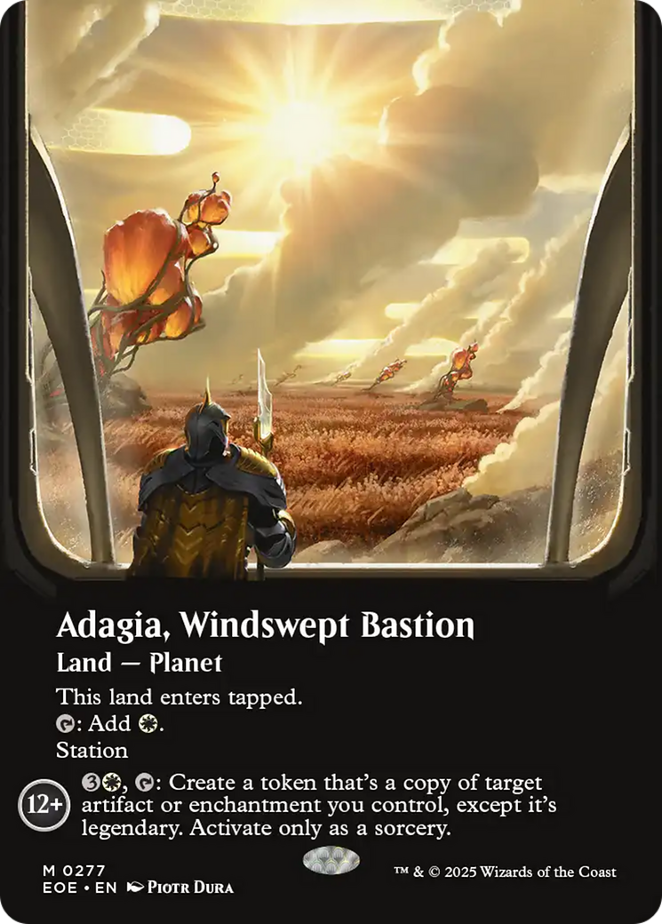Adagia, Windswept Bastion (Borderless) [Edge of Eternities] | Tabernacle Games