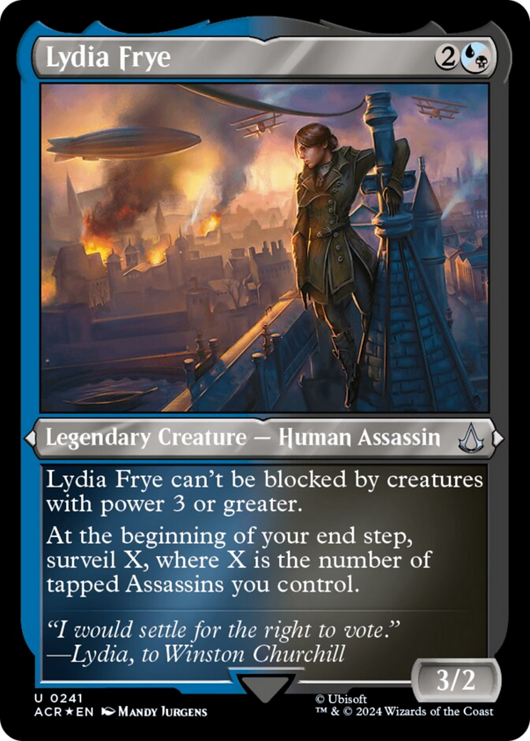 Lydia Frye (Foil Etched) [Assassin's Creed] | Tabernacle Games