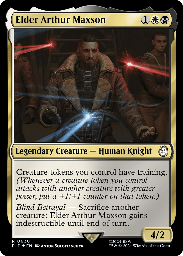 Elder Arthur Maxson (Surge Foil) [Fallout] | Tabernacle Games