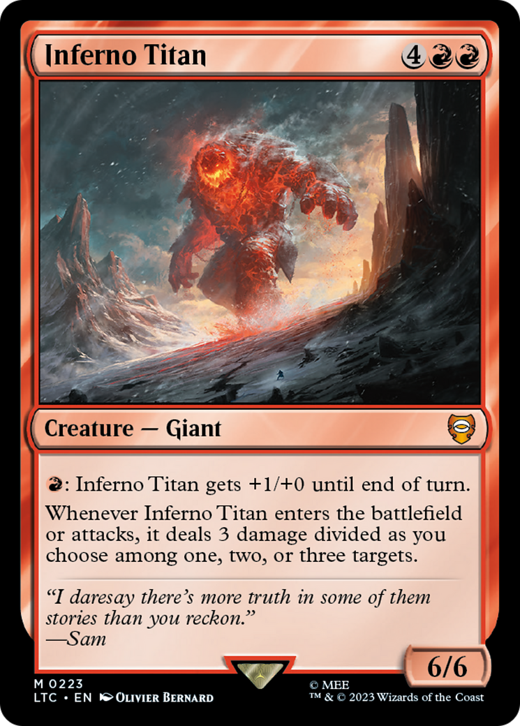 Inferno Titan [The Lord of the Rings: Tales of Middle-Earth Commander] | Tabernacle Games